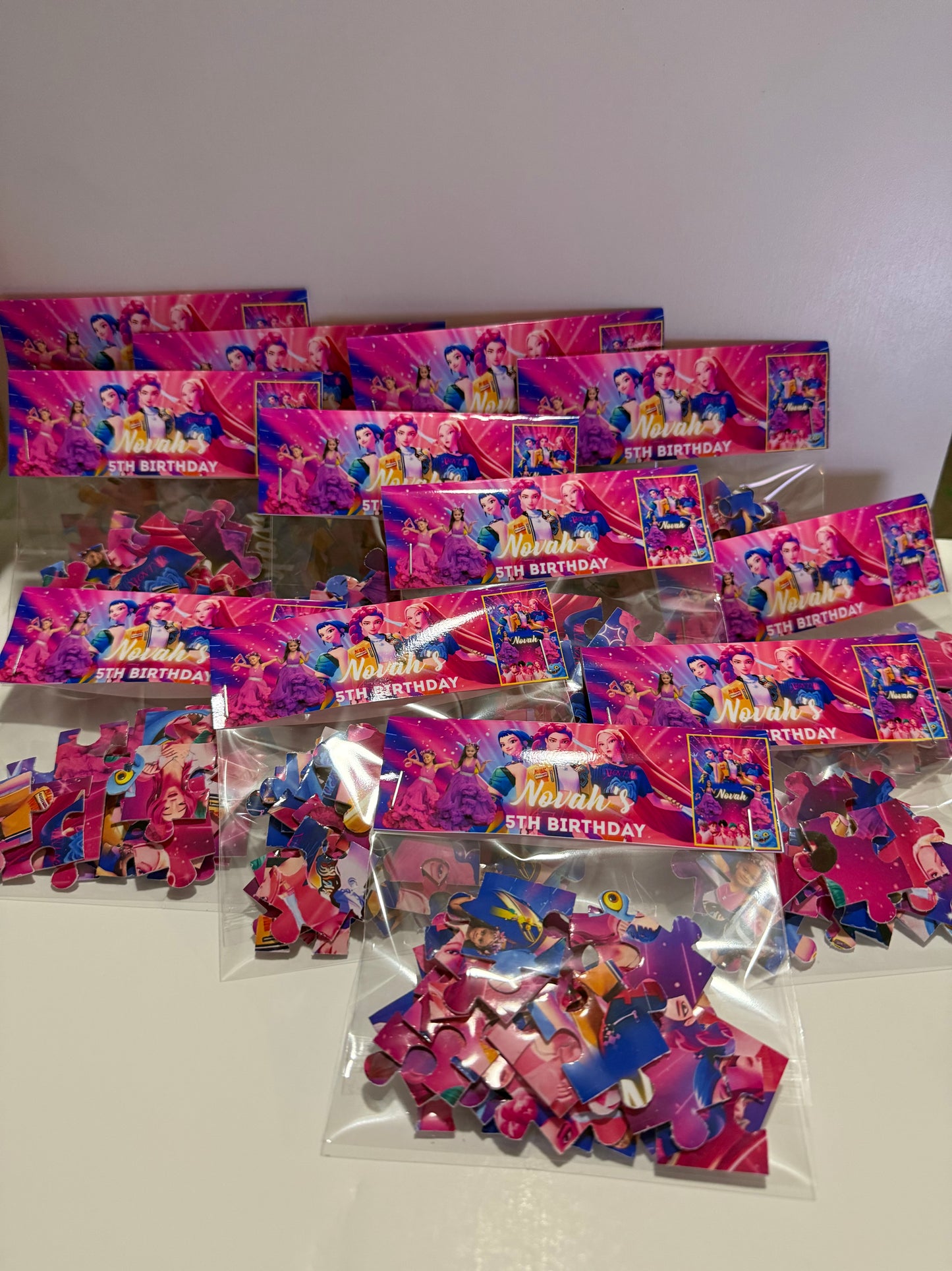 Custom 4x6 Puzzle Favors