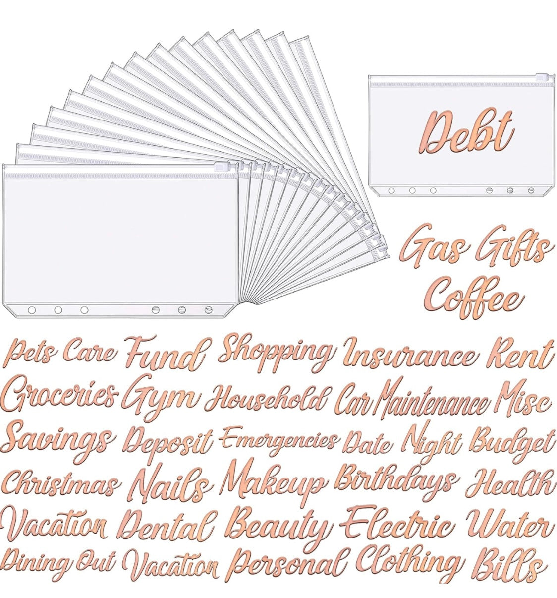 Carpeta de presupuesto de diseño de doble cara