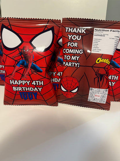 Party Favors (Chip Bags, Juices, Water Bottles Etc.)