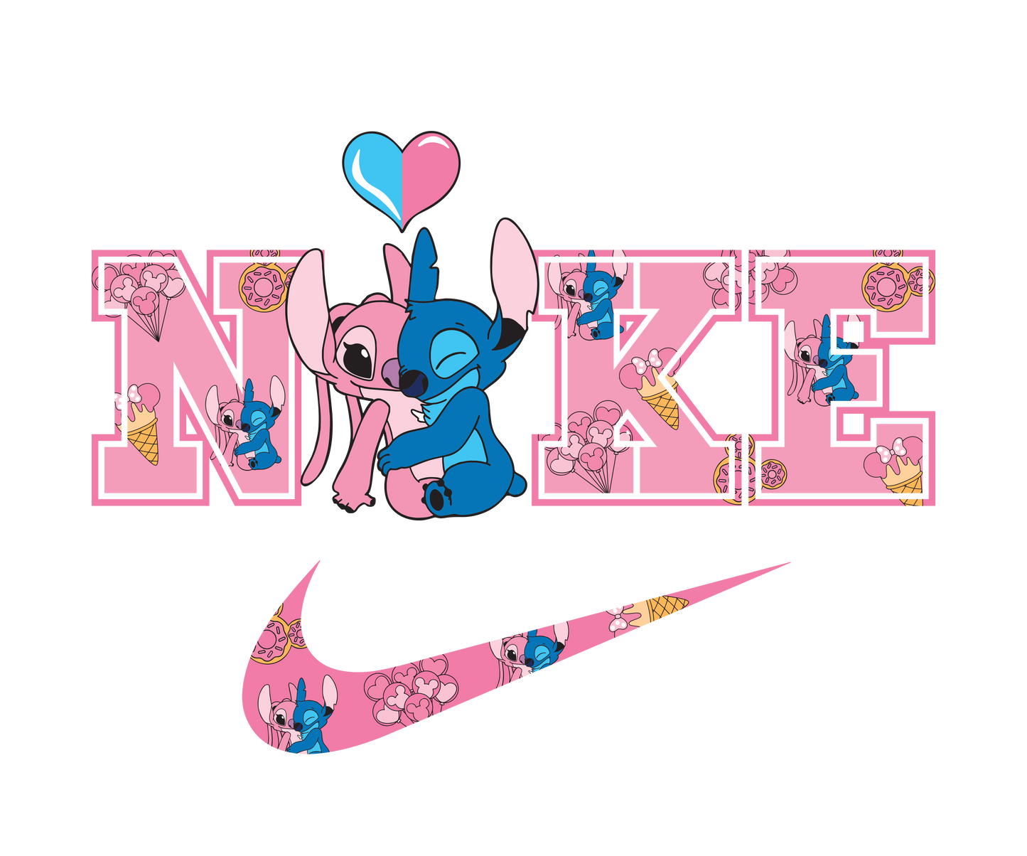 KIDS: "Stitch Nike" Design