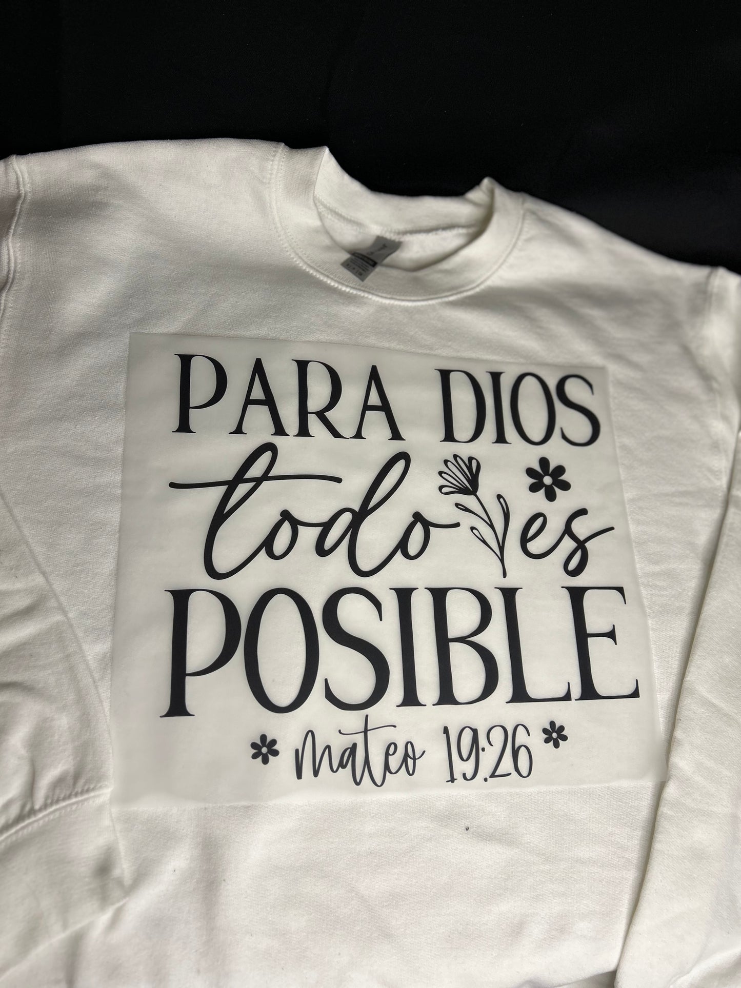 Adult: “Para Dios” Design