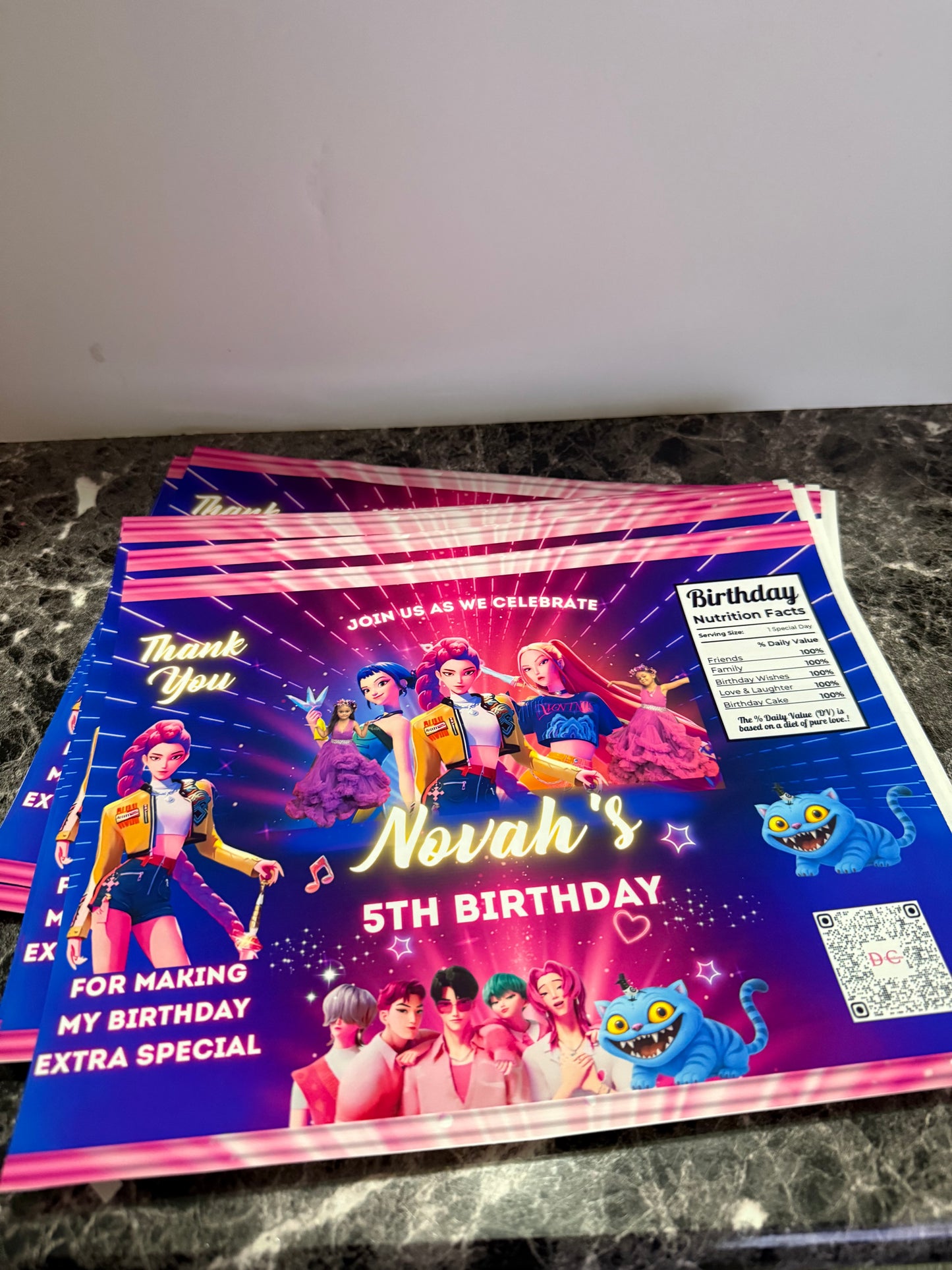 Party Favors (Chip Bags, Juices, Water Bottles Etc.)