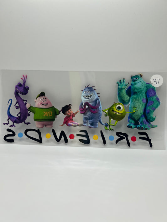 Uvdtf: “Monster Inc” Double Sided