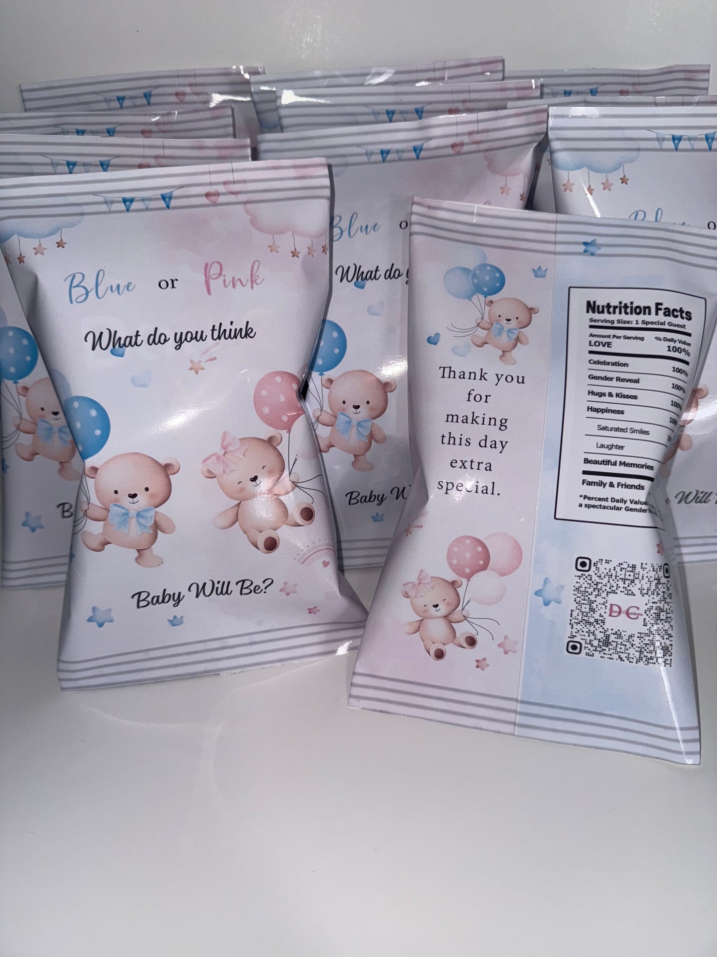 Party Favors (Chip Bags, Juices, Water Bottles Etc.)