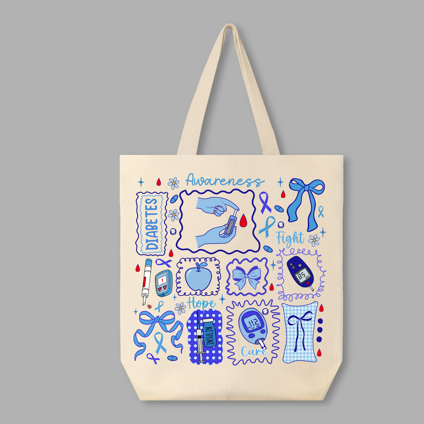 Diabetes Awareness Tote Bag
