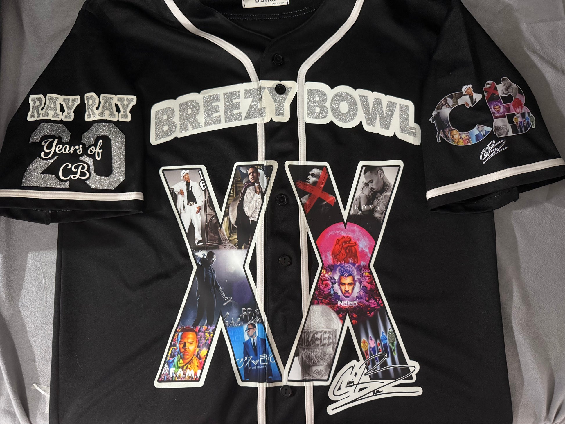 breezy bowl jersey dress | Chris Brown & Usher Tour | R&B Tour 240gsm heavyweight polyester Jersey look idea for Breezy