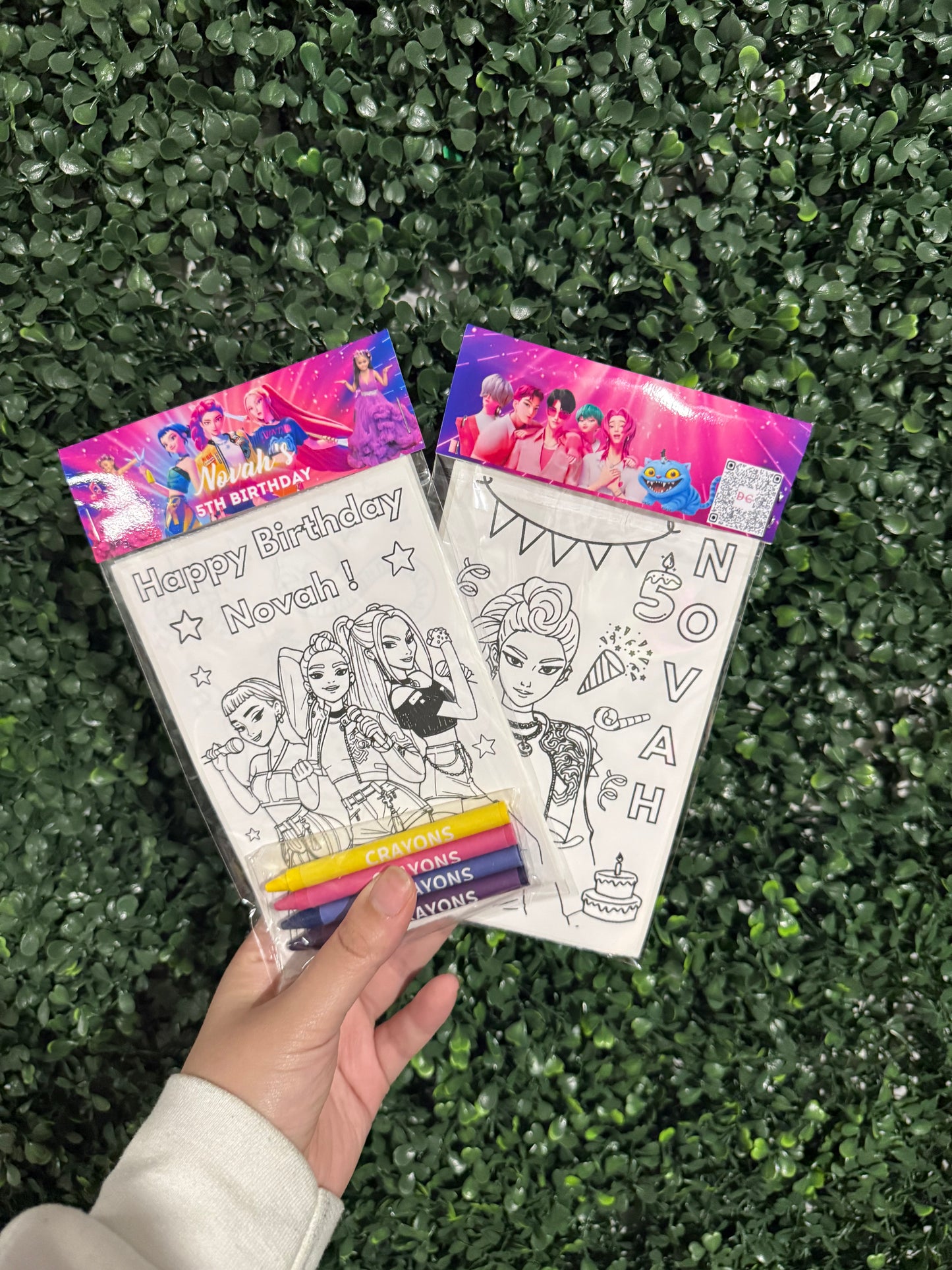 Custom Coloring Sticker Sheets